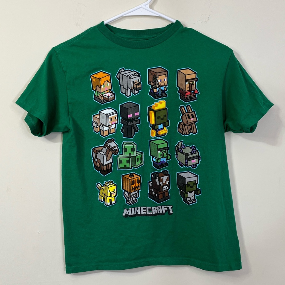 Minecraft Graphic Green Mojang Tee